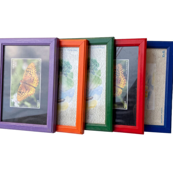 Ramka drewniana COLOUR 10x15 zestaw 30szt